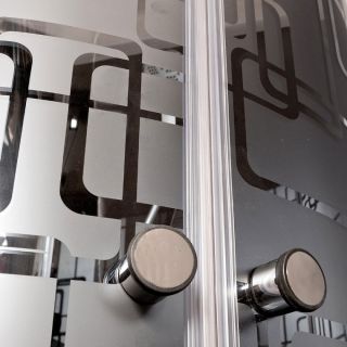 Душевая кабина Deto BМ4510 N (без крыши) BLACK 100х100х208 см Душевая кабина Deto BМ4510 N (без крыши) BLACK 100х100х208 см