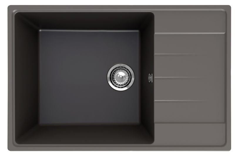 Кухонная мойка Ulgran Quartz Prima 760-09 асфальт