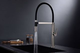 Смеситель для кухни Paulmark Leader Le214101-NI никель Смеситель для кухни Paulmark Leader Le214101-NI никель