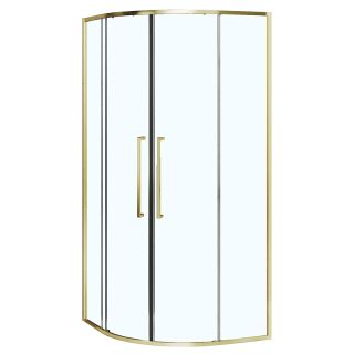 Душевой уголок Azario Shanghai AZ-S43-100-BGL-CL 100x100 см профиль брашированное золото стекло прозрачное