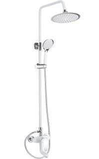Душевая стойка Shevanik S9836F белый/хром Душевая стойка Shevanik S9836F белый/хром