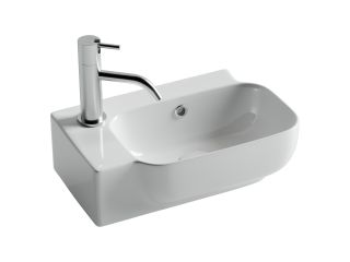 Раковина подвесная Ceramicanova Элемент (Element) CN6074R 40 см белый