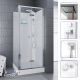 Душевая кабина Ceruttispa Белла (Bella) 90T 90x90 см профиль хром стекло прозрачное