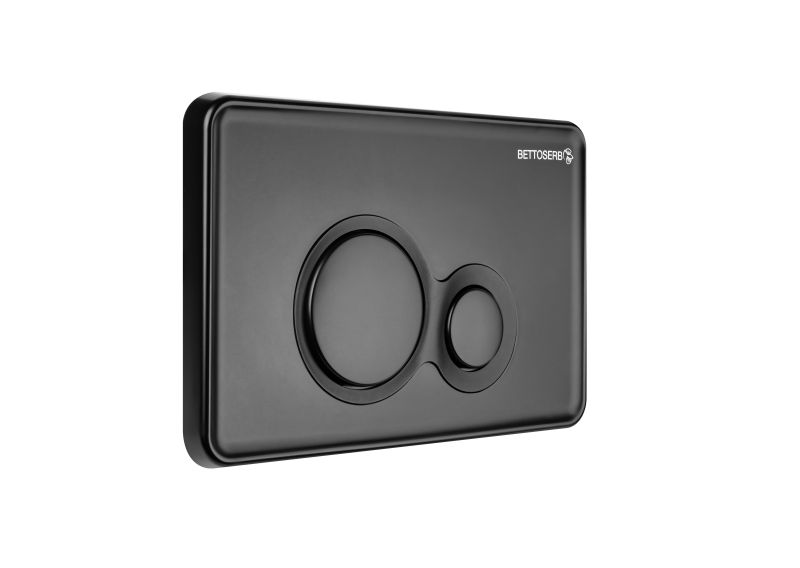 Клавиша смыва BETTOSERB 40006459 черный матовый TWIN