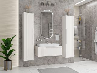 Тумба с раковиной Brevita Savoy УТ000014905 белый 90 см