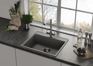 Кухонная мойка Ulgran Quartz Forte 580-08 космос