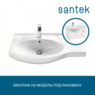 Мебельная раковина Santek Коралл 1WH110228 крыло справа 83 см белый