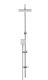 Душевая стойка Swedbe Calypso 5076 без смесителя хром Душевая стойка Swedbe Calypso 5076 без смесителя хром