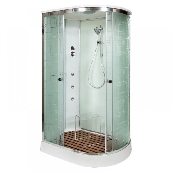 Душевая кабина Deto ЕМ1512 L с гидромассажем (гм.) 120х80х220 см Душевая кабина Deto ЕМ1512 L с гидромассажем (гм.) 120х80х220 см