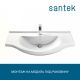 Мебельная раковина Santek Эльбрус 1WH110255 100 см белый