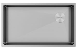 Мойка кухонная Paulmark Next-Skew PM887444-BS брашированная нержавеющая сталь Мойка кухонная Paulmark Next-Skew PM887444-BS брашированная нержавеющая сталь
