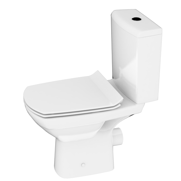 Унитаз Cersanit Carina New Clean On S-KO-CAR011-3/5-COn-S-DL-w SLIM с микролифтом