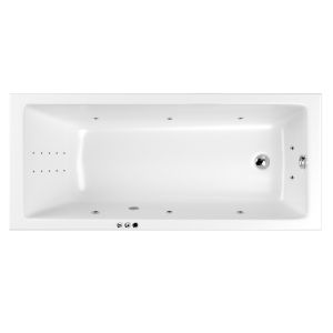 Гидромассажная ванна WHITECROSS Wave 0101.160070.100.SMARTNANO.CR 160x70 см Smart Nano хром