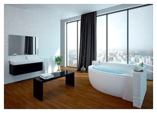 Ванна акриловая Azario Paolina AV.0071150 правая 150x95 см белый