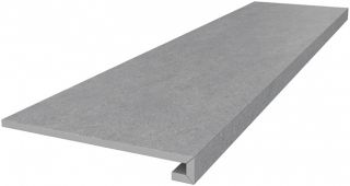 Ступень Kerama Marazzi DL500820R\GCF клееная Фондамента серый светлый 33x119.5x0,9