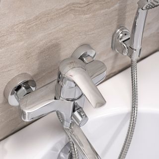 Смеситель для ванны с душем РМС SL50-006E хром Смеситель для ванны с душем РМС SL50-006E хром
