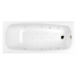 Гидромассажная ванна WHITECROSS Layla Slim 0122.170075.100.RELAX.BR 170x75 см Relax бронза