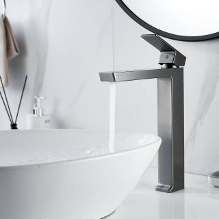 Смеситель для раковины Rose R1811T-1 оружейная сталь Смеситель для раковины Rose R1811T-1 оружейная сталь
