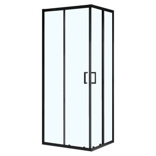 Душевой уголок Azario Vienna AZ-R36-100-MB-CL 100x100 см профиль чёрный матовый стекло прозрачное