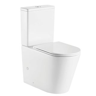 Унитаз-компакт Azario Vetro AZ-2149-UQ1 безободковый торнадо белый