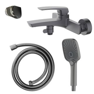 Смеситель для ванны Azario Conda AZ-K3011GR графит