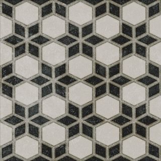 Декор Kerama Marazzi VT\A297\SG1544N Фреджио 4 черно-белый 20x20x0,8