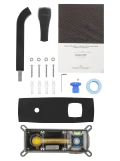 Смеситель для раковины Wonzon & Woghand Flex WW-88869072-MB чёрный матовый