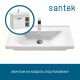 Мебельная раковина Santek Миранда 1WH302251 80 см белый