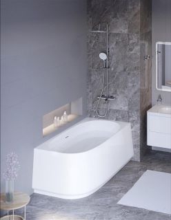 Ванна акриловая Cezares Люкс (Lux) CZR-LUX-CORNER-165-80-58-R 165x80 см