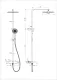 Душевая стойка Wonzon & Woghand Stick WW-88739017-BN брашированный никель
