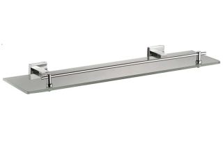 Полка стеклянная Haiba HB8607 хром