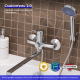 Смеситель для ванны с душем РМС SL132-006E хром