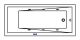 Гидромассажная ванна Whitecross Wave Slim 0111.160070.100.SOFT.GL 160x70см Soft золото