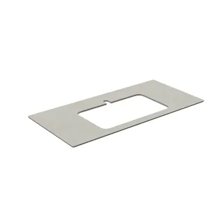 Столешница для полувстраиваемых раковин Kerama Marazzi Про Чементо KM6012G0501RP100Ir2 100 см серый светлый натуральный