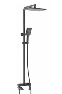 Душевая стойка Rose R1556H чёрный матовый Душевая стойка Rose R1556H чёрный матовый