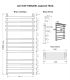 Полотенцесушитель водяной Indigo Just Shelf LJSHW100-60 100x60 см хром