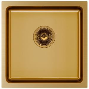 Мойка кухонная Paulmark Vista PM304444-BG брашированное золото
