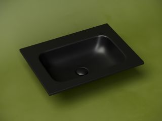 Раковина Ceramicanova Грация (Grace) CN7011MBwx 61 см чёрный матовый