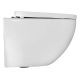 Унитаз подвесной Azario Ormi AZ-0253VD безободковый торнадо белый