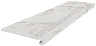 Ступень Kerama Marazzi SG540722R\GCF Монте Тиберио серый светлый лаппатированный обрезной 33x119.5x0,9