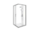 Душевой уголок Good Door Lite ЛТ00034 80x80 см профиль оружейная сталь матовая стекло прозрачное