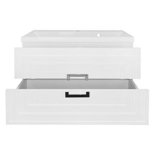 Тумба с раковиной Azario Armario CS00096962 90 см белый глянец