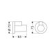 Декоративная накладка Hansgrohe 13950670 матовый черный Декоративная накладка Hansgrohe 13950670 матовый черный