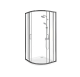 Душевой уголок Good Door Lite ЛТ00029 80x80 см профиль оружейная сталь матовая стекло прозрачное