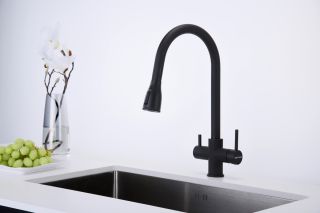 Смеситель для кухни Paulmark Lange La214212-401 антрацит Смеситель для кухни Paulmark Lange La214212-401 антрацит