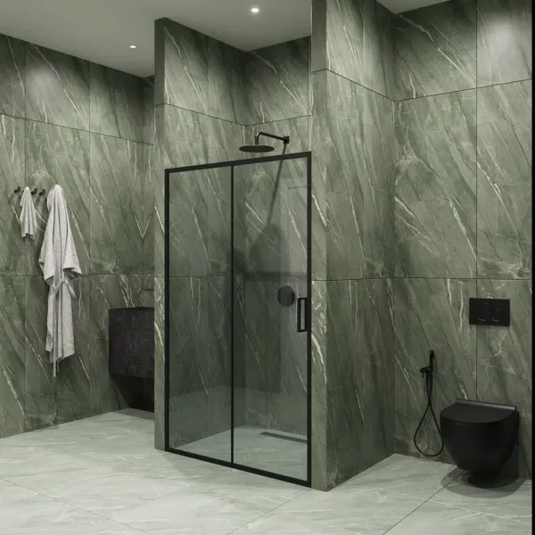 Душевая дверь by Deonria Kupe D-195-150-6-T-B 150см графит/прозрачный