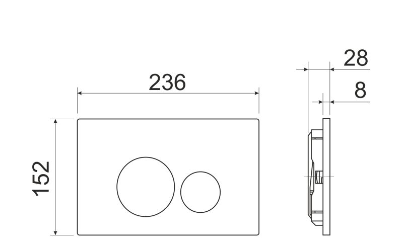 Инсталляция для унитаза Ceramica Nova Envision CN1001W с кнопкой смыва Round белый Инсталляция для унитаза Ceramica Nova Envision CN1001W с кнопкой смыва Round белый