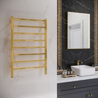 Полотенцесушитель электрический Terminus Ватикан 4670078566225 П8 50х85 см брашированное золото