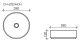 Раковина Ceramica Nova Element CN6022MDH 39см тёмный антрацит матовый