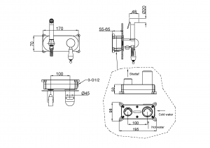 Соединение угловое 1"х 3/4" г/г